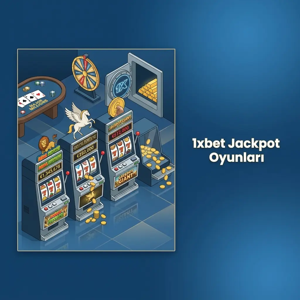 1xbet Casino jackpot oyunları: Mega Moolah ve Divine Fortune ile milyonlarca TRY kazanma fırsatı