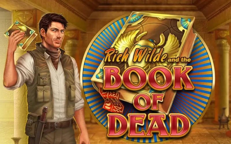 1xBet Book of Dead oyununa katıl, antik Mısır hazinelerini bul.