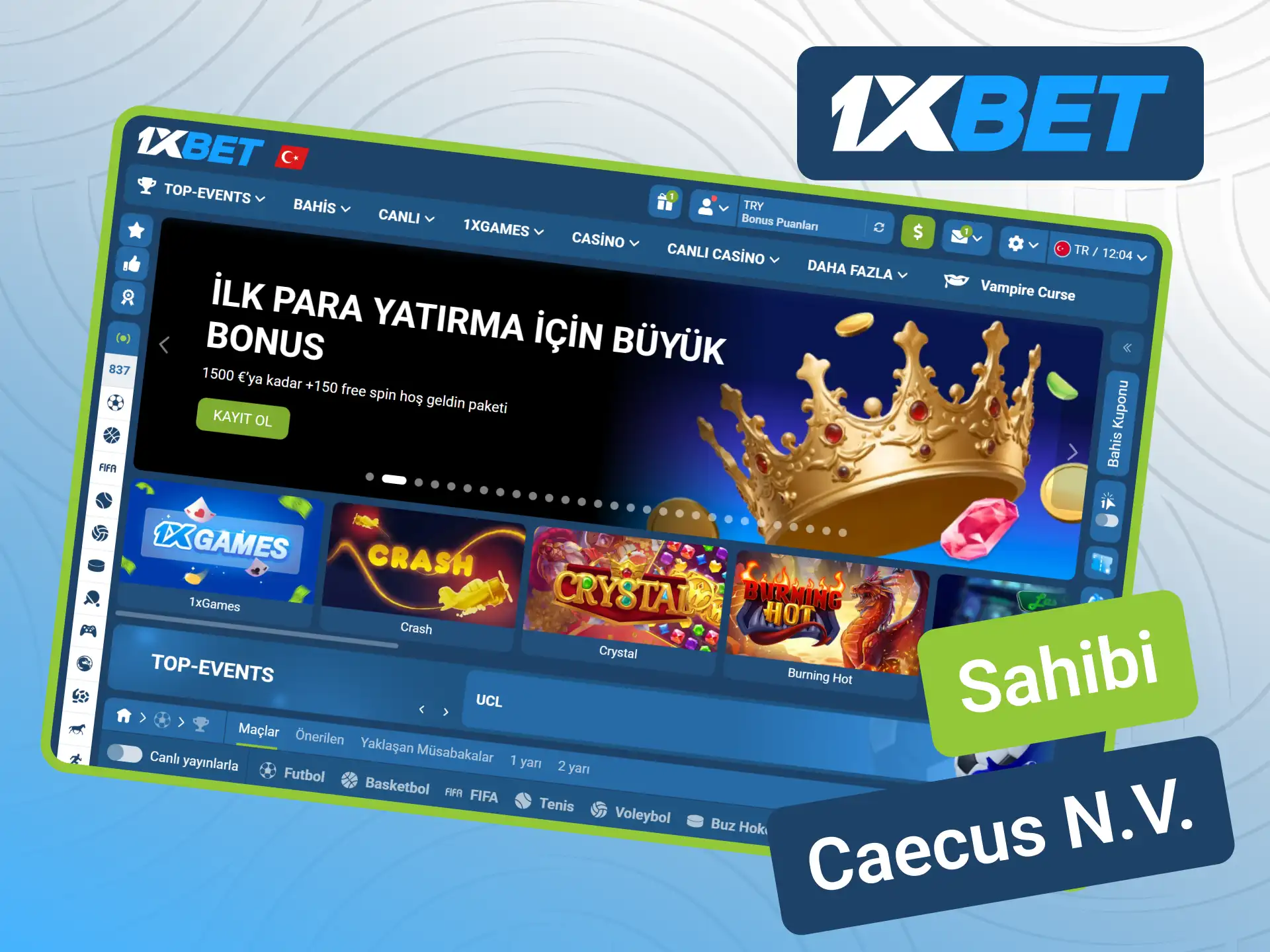Caecus şirketi bünyesindeki resmi 1xBet sitesinin yönetim yapısını öğrenin.