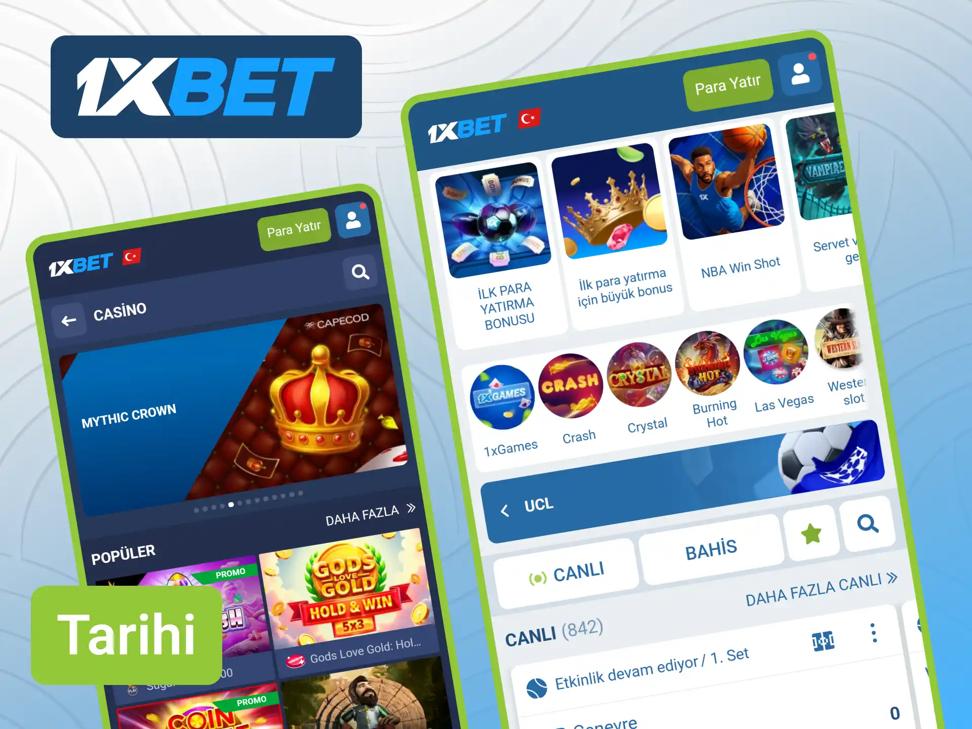 Kurulduğu günden bugüne resmi 1xBet platformunun gelişimini inceleyin.
